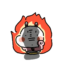 soondolhee 토끼 순돌희네 토순희 순희 Sticker
