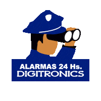 Digitronics security camara seguridad digi Sticker