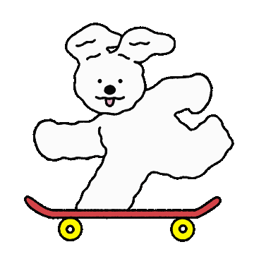 kiihwanlim giphyupload dog go board Sticker