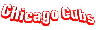 Chicago Cubs Baseball Sticker by GIPHY Text