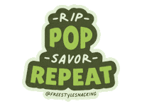 freestylesnacks yummy pop yum delicious Sticker
