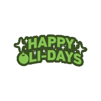 Happy Holidays Olives Sticker by Freestyle Snacks