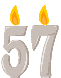 Birthday Flickering Sticker
