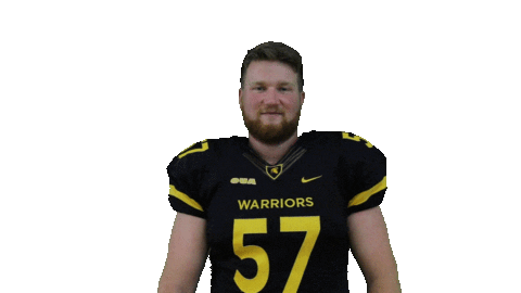 University Of Waterloo Football Sticker by Waterloo Warriors