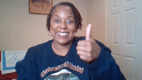 Hands Up Applause GIF by NoireSTEMinist