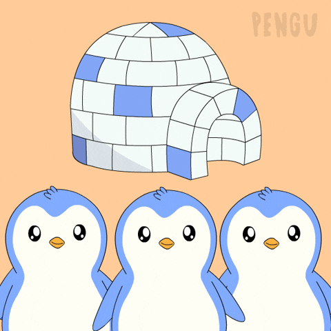 Saluting Lets Go GIF by Pudgy Penguins