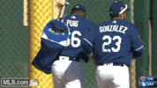 laughs gonzalez GIF by MLB
