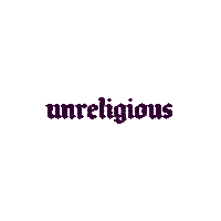 Unreligous Sticker by Pathway Church