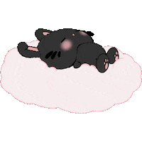 Tired Cloud 9 Sticker