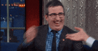 John Oliver Lol GIF by The Late Show With Stephen Colbert