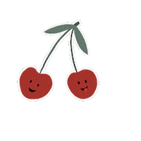 Cherry Sommer Sticker by ayoungdesign