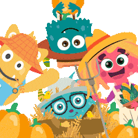Pumpkin Farm Sticker by katapum