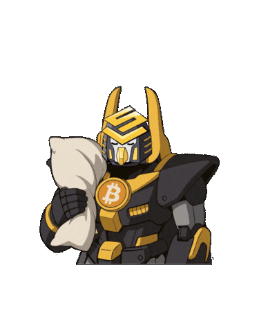 Mecha Sleeping Sticker by satlayer