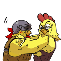 Mobile Game Chicken Sticker by Official PUBG MOBILE