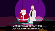 santa claus singing GIF by South Park 