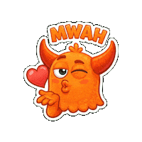 Good Vibes Love Sticker by Momo & Tulus
