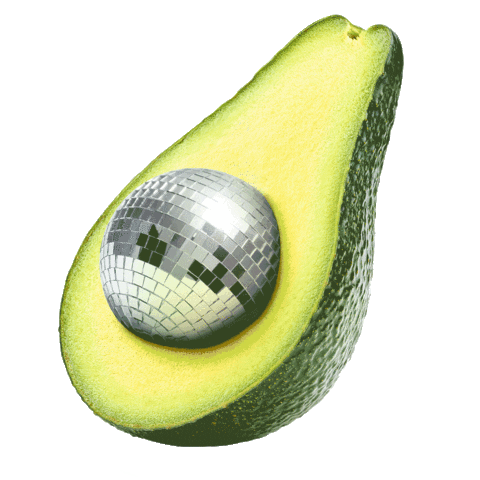 alfredibiza giphyupload party ibiza avocado Sticker
