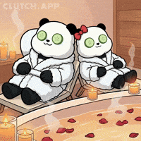 Hot Tub Love GIF by Kanpai Pandas