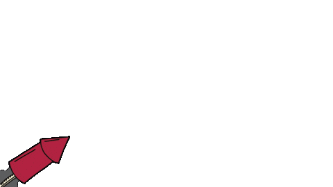 Happy New Year Fireworks Sticker