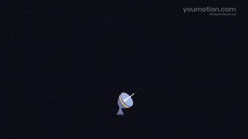 Animated Cartoon Astronomical Stickers