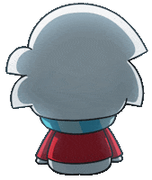 Sticker Sits Sticker by Ai and Aiko