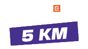 5Km Sticker by RunTour
