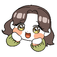 Happy Girl Sticker