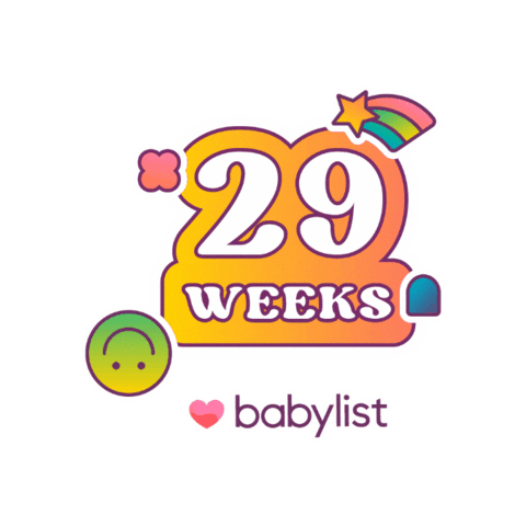Baby 29 Weeks Sticker by Babylist