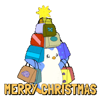 Merry Christmas Sticker by Pudgy Penguins