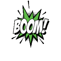 Boom Sticker by Healthy Indulgence