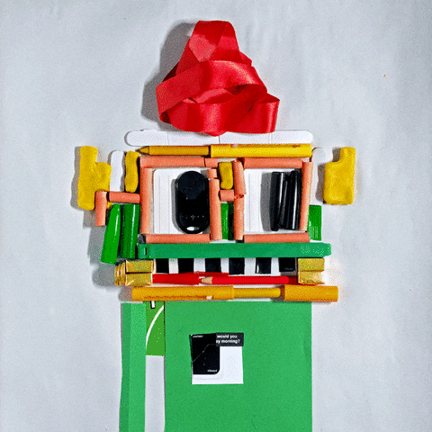 nounish stop motion gnome nouns dao GIF