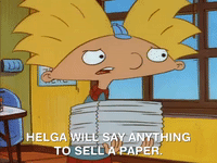hey arnold nick splat GIF
