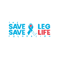 Omeza padawareness whitesockcampaign pad awareness the save a leg save a life foundation Sticker