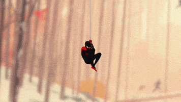 Marvel Swinging GIF