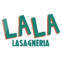 lalalasagneria brand amsterdam lasagna lalalasagneria Sticker