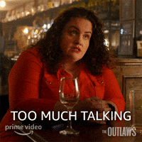 Amazon Studios Too Much Talking GIF by Amazon Prime Video