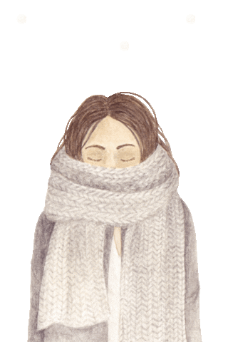 Snow Day Winter Sticker by amy zhang