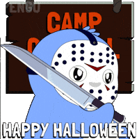 Scared Trick Or Treat GIF by Pudgy Penguins