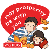 Huat Gongxifacai Sticker by myNEWSMY