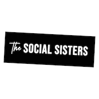 thesocialsisters social vegas sisters las vegas Sticker