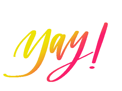 Lettering Omg Sticker