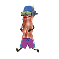 Lugs cerveja batata frango kevin bacon Sticker