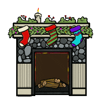 Christmas Candle Sticker