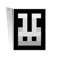 Pixel Art Bunny Sticker