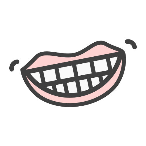 Teeth Smile Sticker by welovemoons