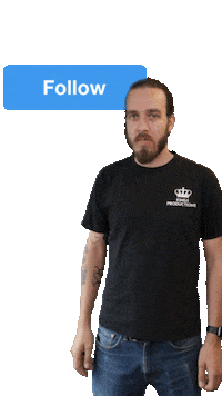 Kingsproductions follow button follow me kingsproductions Sticker