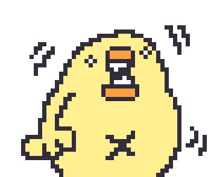 Bird Chicken Sticker by ぴょろりんちょ（ひよこ人間ぴよ）