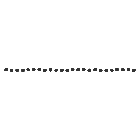 Dotted Line Dot Sticker