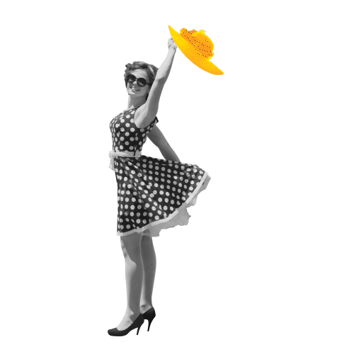tenimentileone girl woman vintage style Sticker