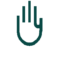 funder_help jump hand bounce fundraising Sticker